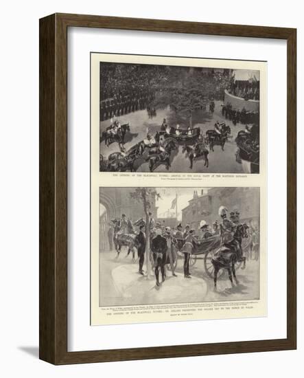 The Opening of the Blackwall Tunnel-Frank Craig-Framed Giclee Print