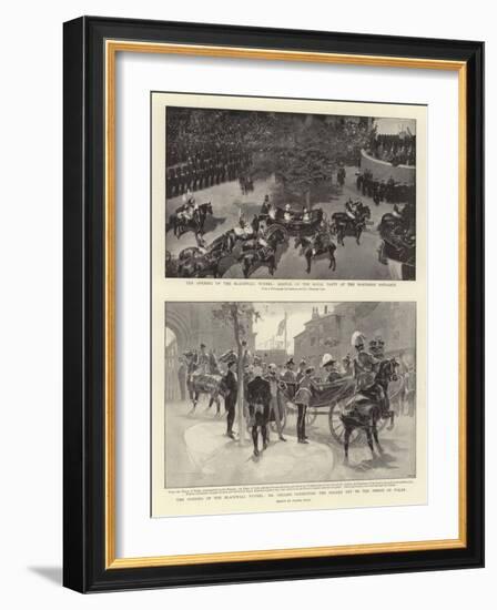 The Opening of the Blackwall Tunnel-Frank Craig-Framed Giclee Print