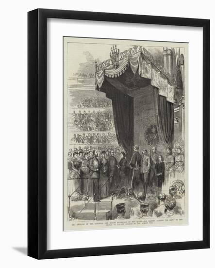 The Opening of the Colonial and Indian Exhibition by the Queen-null-Framed Giclee Print