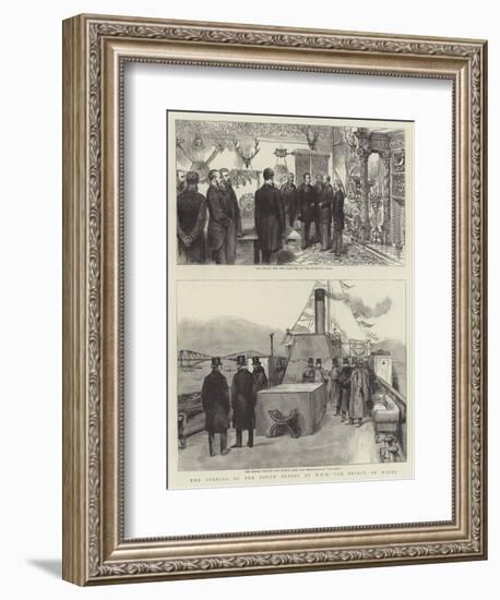 The Opening of the Forth Bridge by Hrh the Prince of Wales-null-Framed Giclee Print