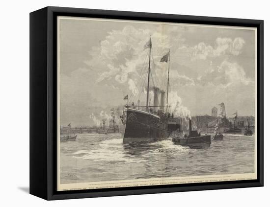 The Opening of the Manchester Ship Canal-William Lionel Wyllie-Framed Premier Image Canvas