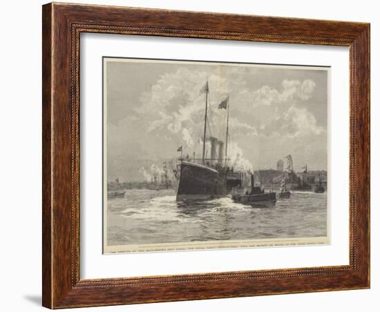 The Opening of the Manchester Ship Canal-William Lionel Wyllie-Framed Giclee Print