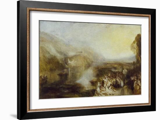 The Opening of the Wallhalla, 1842-J. M. W. Turner-Framed Giclee Print