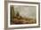 The Opening of Waterloo Bridge, c.1829-31-John Constable-Framed Giclee Print