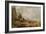 The Opening of Waterloo Bridge, c.1829-31-John Constable-Framed Giclee Print