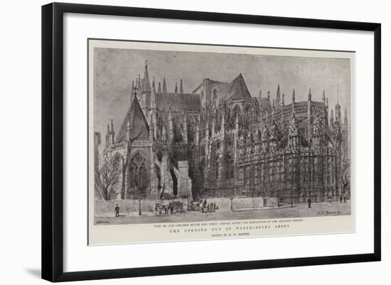 The Opening Out of Westminster Abbey-Henry William Brewer-Framed Giclee Print