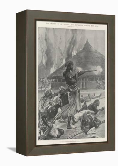 The Opening Up of Nigeria, the Expedition Against the Aros-Richard Caton Woodville II-Framed Premier Image Canvas