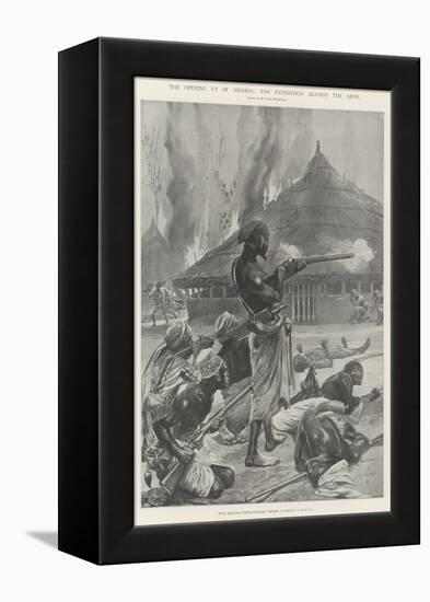 The Opening Up of Nigeria, the Expedition Against the Aros-Richard Caton Woodville II-Framed Premier Image Canvas