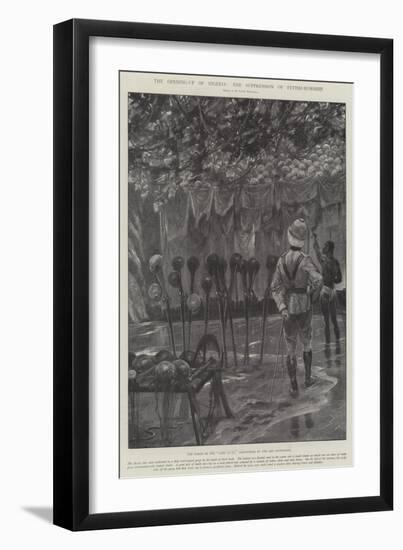 The Opening-Up of Nigeria, the Suppression of Fetish-Worship-Richard Caton Woodville II-Framed Giclee Print