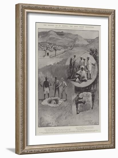 The Opening Up of Nigeria, the Zaria Relief Expedition-Henry Charles Seppings Wright-Framed Giclee Print