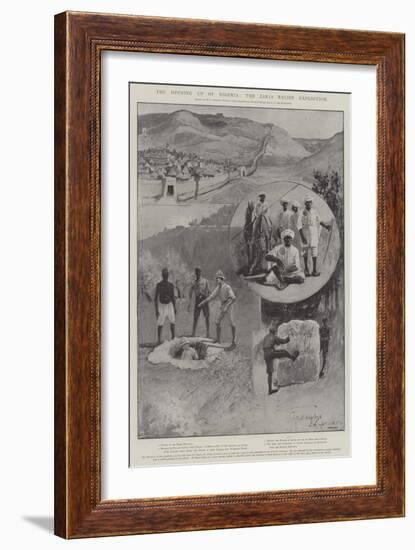 The Opening Up of Nigeria, the Zaria Relief Expedition-Henry Charles Seppings Wright-Framed Giclee Print