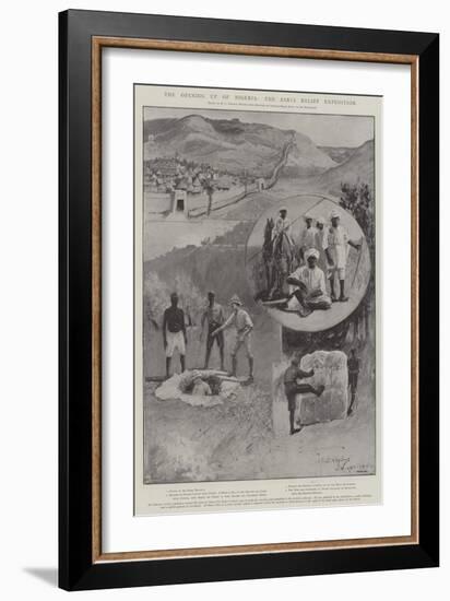 The Opening Up of Nigeria, the Zaria Relief Expedition-Henry Charles Seppings Wright-Framed Giclee Print