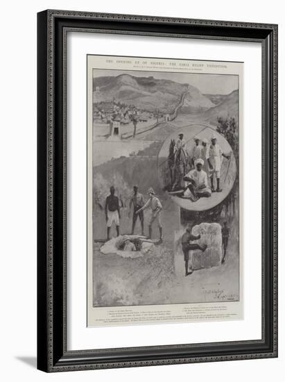 The Opening Up of Nigeria, the Zaria Relief Expedition-Henry Charles Seppings Wright-Framed Giclee Print