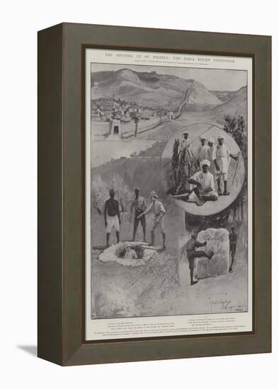 The Opening Up of Nigeria, the Zaria Relief Expedition-Henry Charles Seppings Wright-Framed Premier Image Canvas
