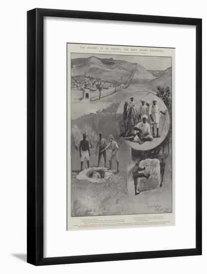 The Opening Up of Nigeria, the Zaria Relief Expedition-Henry Charles Seppings Wright-Framed Premium Giclee Print