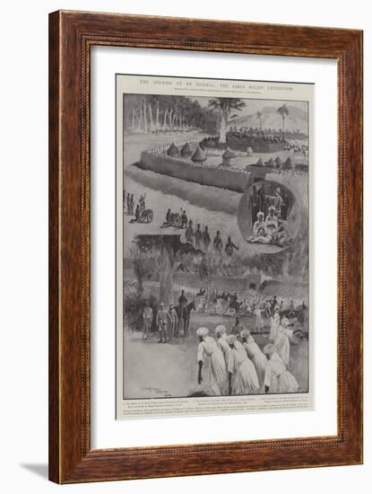 The Opening Up of Nigeria, the Zaria Relief Expedition-Henry Charles Seppings Wright-Framed Giclee Print