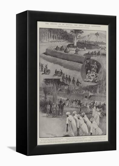 The Opening Up of Nigeria, the Zaria Relief Expedition-Henry Charles Seppings Wright-Framed Premier Image Canvas