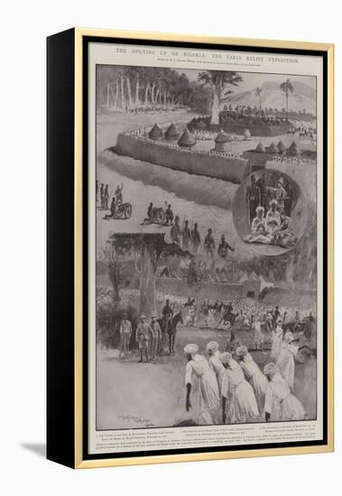 The Opening Up of Nigeria, the Zaria Relief Expedition-Henry Charles Seppings Wright-Framed Premier Image Canvas