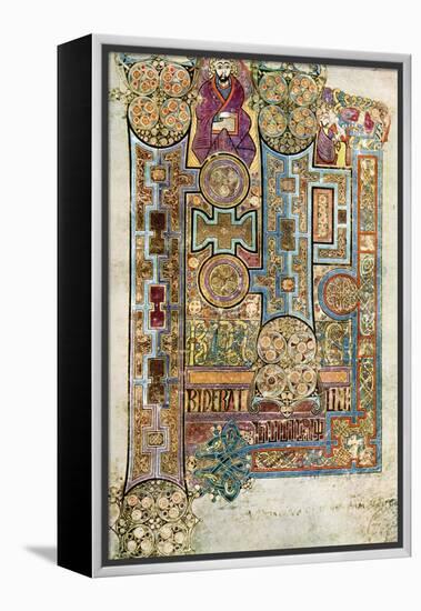 The Opening Words of St John's Gospel, 800 Ad-null-Framed Premier Image Canvas