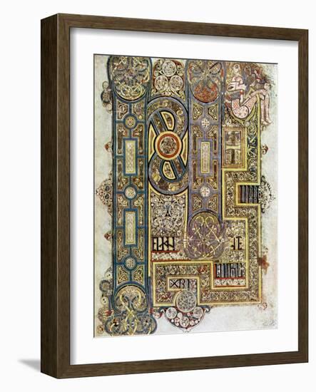 The Opening Words of St Mark's Gospel, 800 Ad-null-Framed Giclee Print