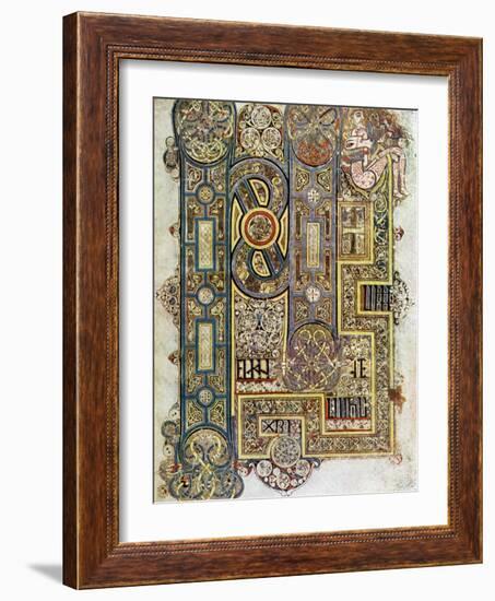 The Opening Words of St Mark's Gospel, 800 Ad-null-Framed Giclee Print