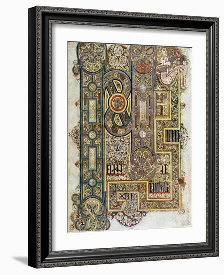 The Opening Words of St Mark's Gospel, 800 Ad-null-Framed Giclee Print