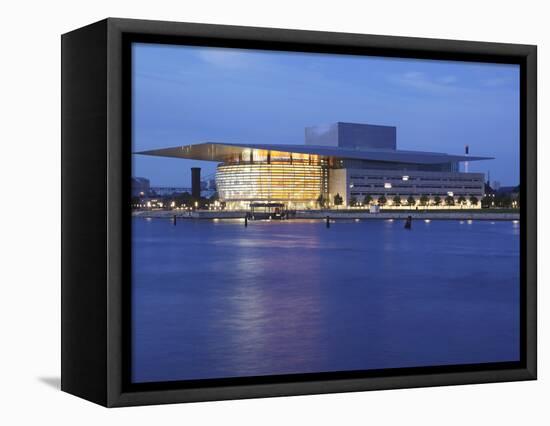 The Opera House at Dusk, Copenhagen, Denmark, Scandinavia, Europe-Frank Fell-Framed Premier Image Canvas