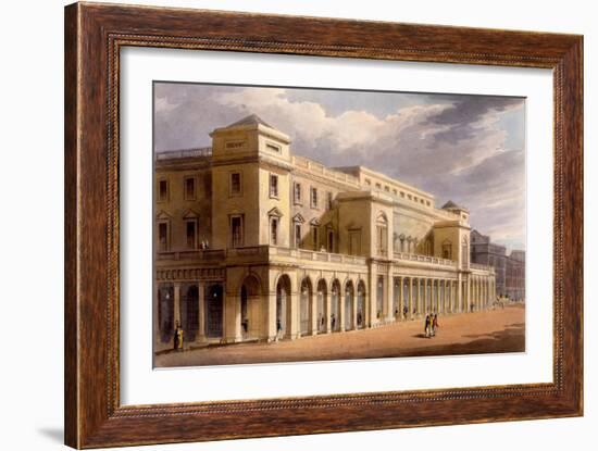 The Opera House, Formerly the Lyceum, London, 1826-Daniel Havell-Framed Giclee Print