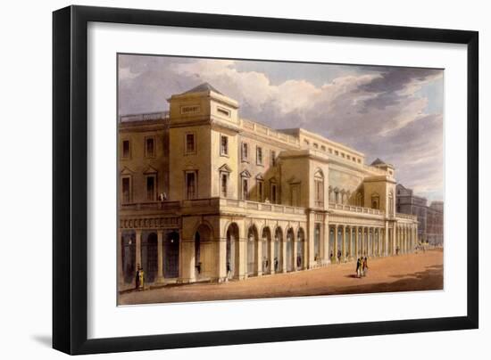 The Opera House, Formerly the Lyceum, London, 1826-Daniel Havell-Framed Giclee Print