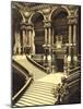 The Opera House, the grand staircase, Paris, France, c.1890-1900-null-Mounted Photographic Print