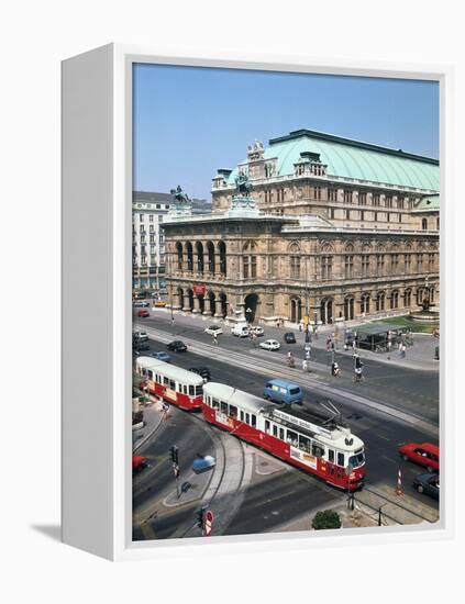 The Opera House, Vienna, Austria-Peter Thompson-Framed Premier Image Canvas
