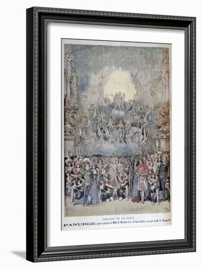 The Opera Panurge, at the Théâtre De La Gaîté, Paris, 1895-Henri Meyer-Framed Giclee Print