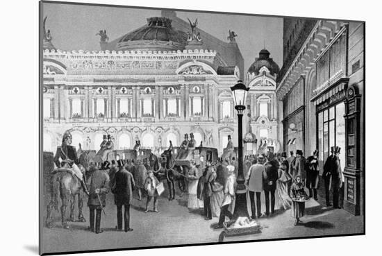 The Opera, Paris, 1875-80-null-Mounted Giclee Print