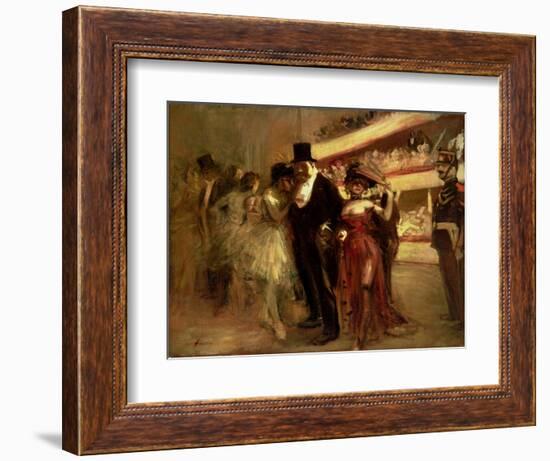 The Opera Stage-Jean Louis Forain-Framed Giclee Print