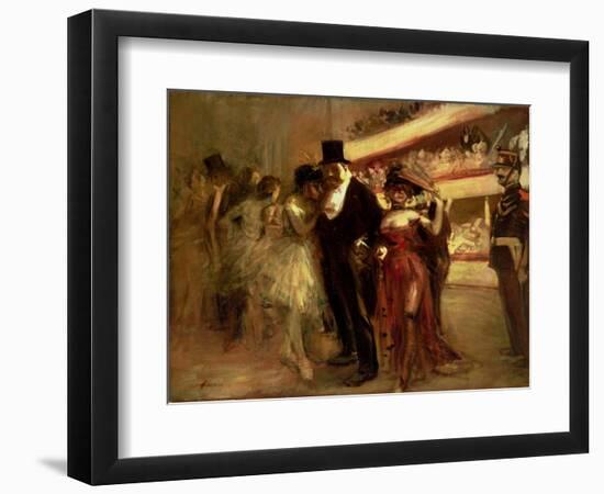 The Opera Stage-Jean Louis Forain-Framed Giclee Print