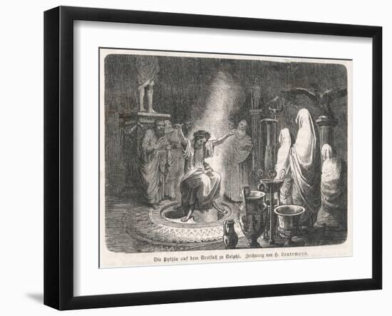 The Oracle of Delphi Entranced-H. Leutemann-Framed Art Print