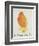 The Orange Colour Bird, from "Sixteen Drawings of Comic Birds"-Edward Lear-Framed Giclee Print