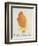 The Orange Colour Bird, from "Sixteen Drawings of Comic Birds"-Edward Lear-Framed Giclee Print