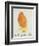 The Orange Colour Bird, from "Sixteen Drawings of Comic Birds"-Edward Lear-Framed Giclee Print