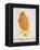 The Orange Colour Bird, from "Sixteen Drawings of Comic Birds"-Edward Lear-Framed Premier Image Canvas