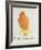 The Orange Colour Bird, from "Sixteen Drawings of Comic Birds"-Edward Lear-Framed Giclee Print