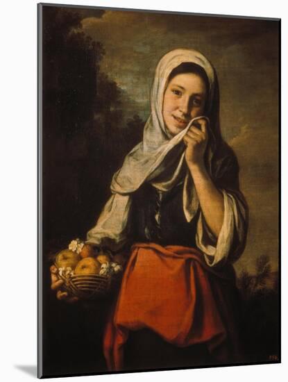 The Orange Seller, about 1660-Bartolomé Estéban Murillo-Mounted Giclee Print