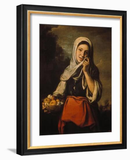 The Orange Seller, about 1660-Bartolomé Estéban Murillo-Framed Giclee Print