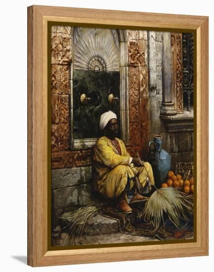 The Orange Seller-Ludwig Deutsch-Framed Premier Image Canvas