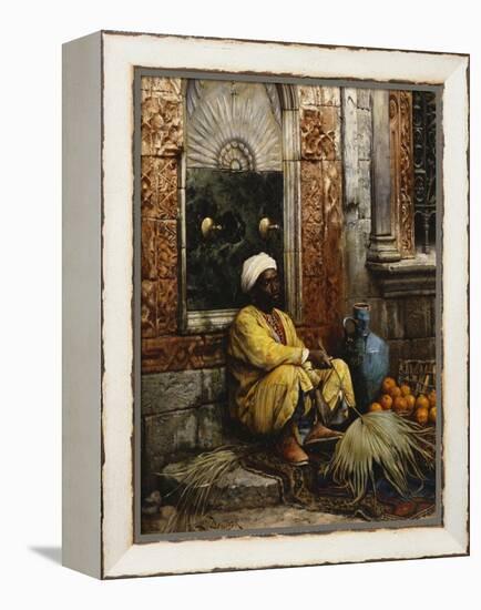 The Orange Seller-Ludwig Deutsch-Framed Premier Image Canvas