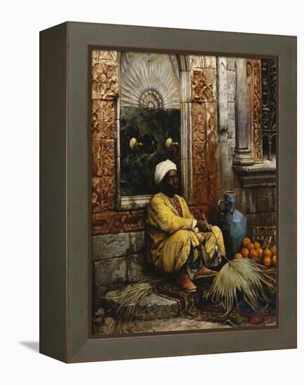 The Orange Seller-Ludwig Deutsch-Framed Premier Image Canvas