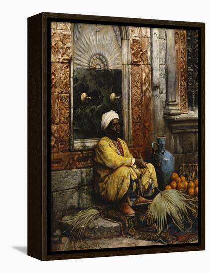 The Orange Seller-Ludwig Deutsch-Framed Premier Image Canvas