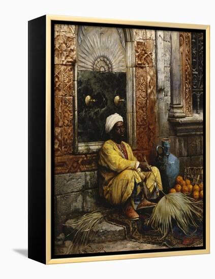 The Orange Seller-Ludwig Deutsch-Framed Premier Image Canvas