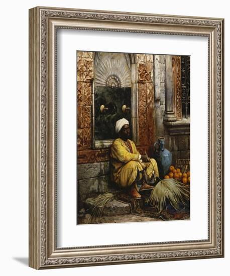 The Orange Seller-Ludwig Deutsch-Framed Giclee Print