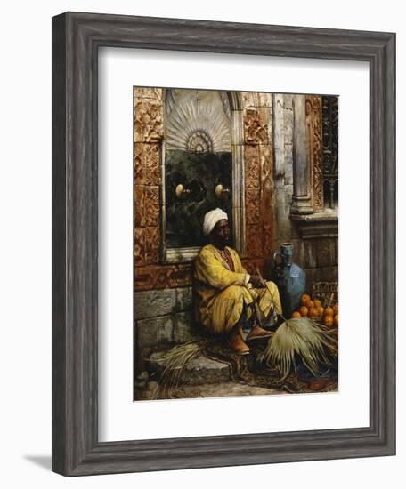 The Orange Seller-Ludwig Deutsch-Framed Giclee Print